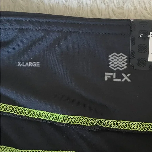 Misses size XL Black and Gray active pants with Green Accents brand is FLX - Picture 7 of 7